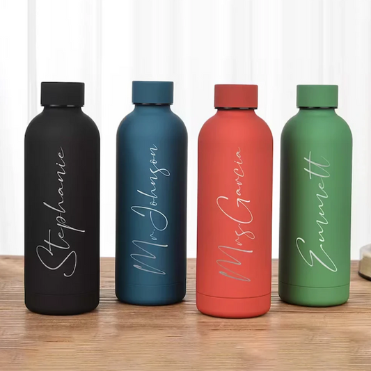 Personalized - Insulated Matte Water Bottle